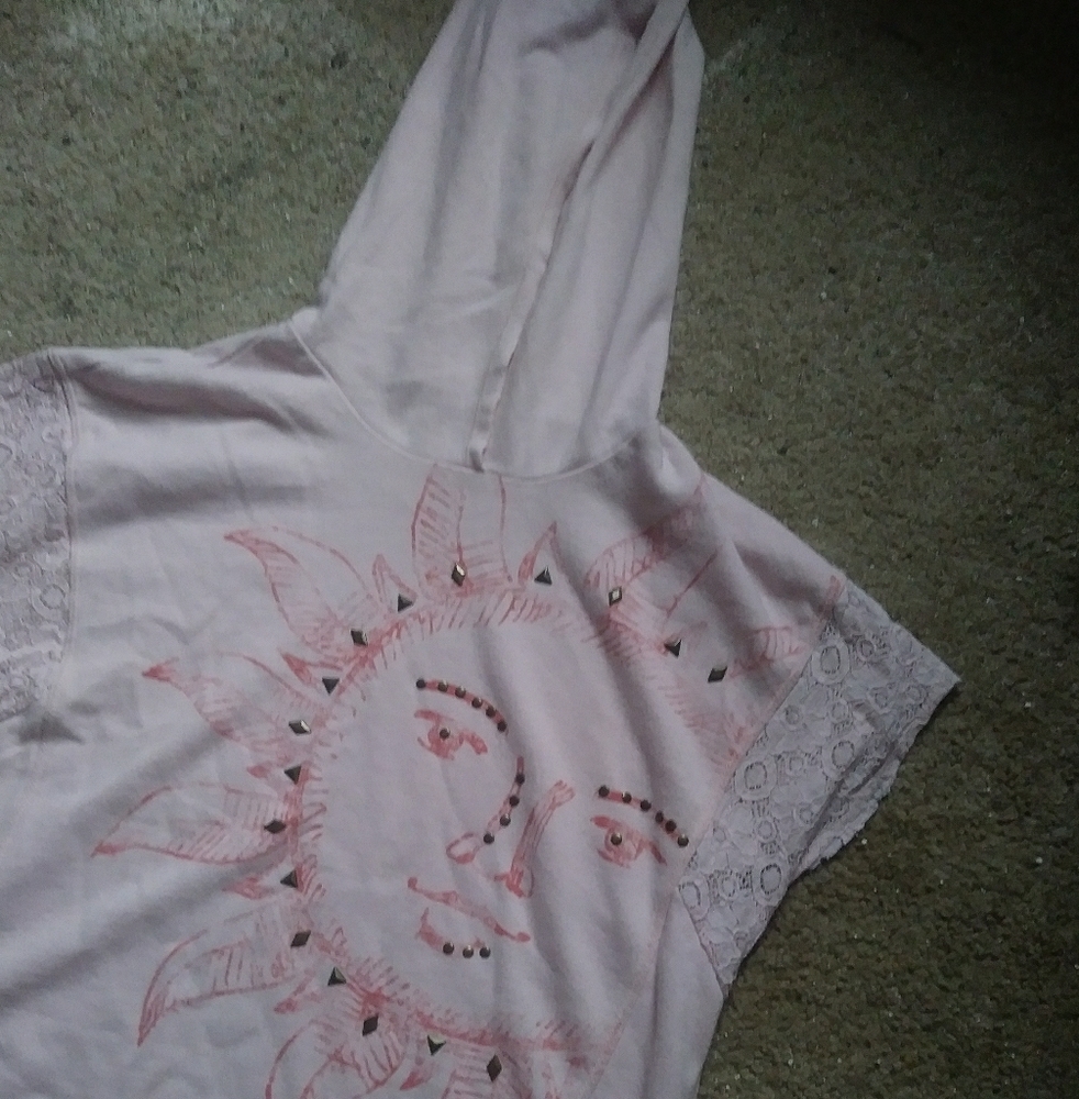 Pink hoodie
